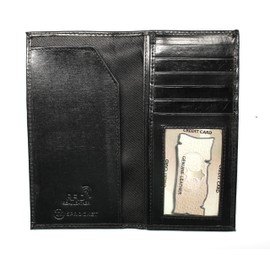 Sprocket Men's Rodeo Wallet - Genuine Leather - Black
