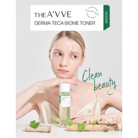 The A'VVE Derma Teca Derma Teca Toner 200ml/Teka/Moisturizing/Soothing Serum Toner/Deer Toner Biometner, Sensitive Hydration Toner for Dry Skin, CICA Toner Skin Care