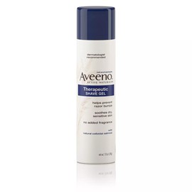 Aveeno Therapeutic Shave Gel with Oat and Vitamin E to Help Prevent Razor Bumps