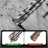 Becollo 1/4x12 SDS-Plus Rotary Hammer Drill Bit, Carbide Tip 4-Cutter