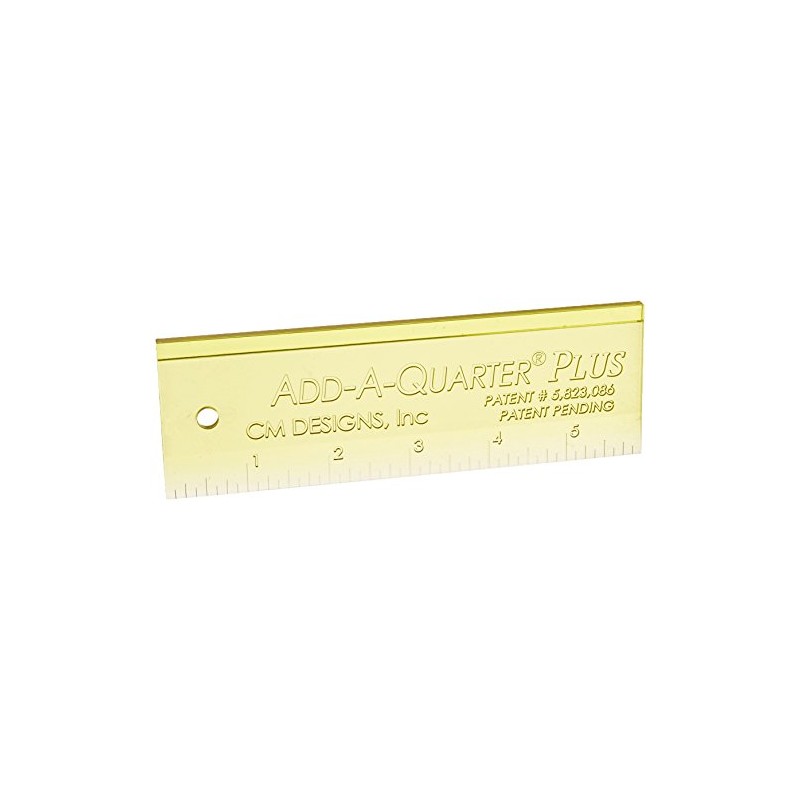 CM Designs Ruler 6" Add-A-Quarter Plus, 6"