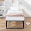 EMODA 16 Inch Narrow Twin Bed Frame 30x75, Heavy Duty