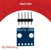 AZDelivery 30 x Micro USB Port Socket | USB Power