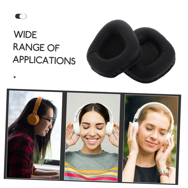 SHOWERORO 2pcs Replacement Earphone Covers Headset Replacement Ear Pads for