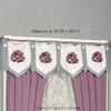 Touch of Class Harmony Epaulet Tab Valance Orchid