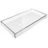 HLF-ho Serving Tray 10"x5" Acrylic Serving Trays Clear Decorative Serving