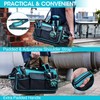 DURATECH 17" Wide Mouth Tool Bag, Large Storage 32 Pocket