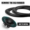 2pcs 6"/156mm Black Speaker Rubber Foam Edge Surround Ring Speaker