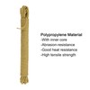 QUARKZMAN Polypropylen-Seilgeflecht 30M/98.4ft 3/16" 5mm Braun für den Innen- und