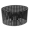 Iron Hollow Oval Lampshade Metal Engraving Hollow Lampshade Compatible for