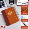 Planner 2026-2027, Leather Two-Tone Planner, 18 Month Weekly and Monthly