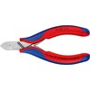 Knipex Electronics Diagonal Cut Pliers - Round Non Bevelled 115Mm