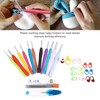 Crochet Hooks Set Multifunctional Handcrafted DIY Ergonomic Crochet Knitting Needles