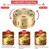 Zetiling Smokeless Moxibustion Box, Portable Moxa Box Three Layer Filter
