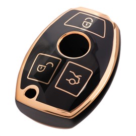 TANGSEN Smart Key Fob Case Soft TPU Full Protection Cover Compatible with A B C CLA CLS E G GL GLA GLC GLE GLK GLS GT M R S SL SLC SLK SLS Class AMG Viano
