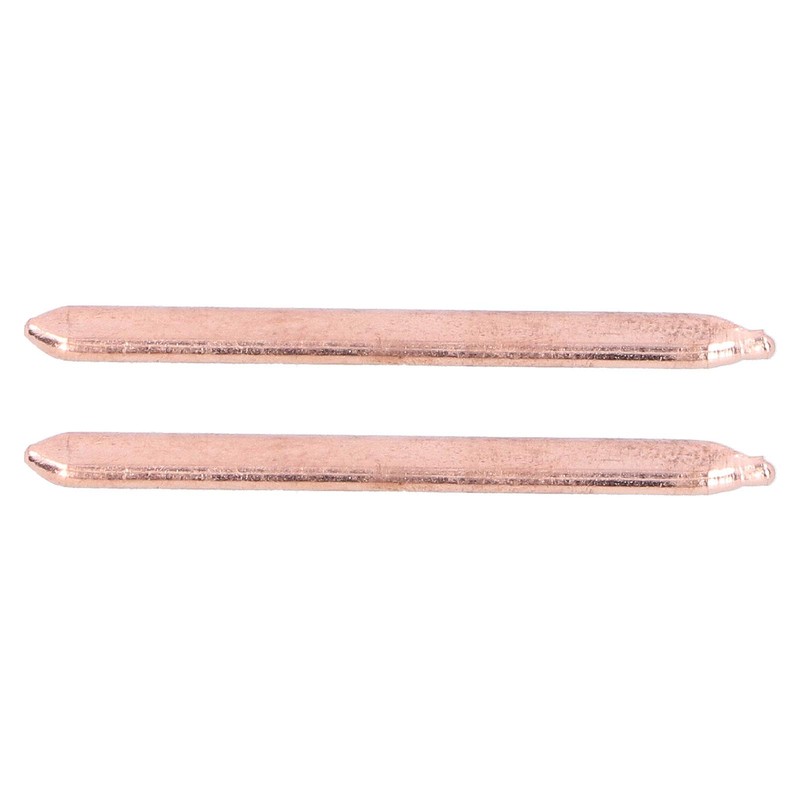 Pack of 2 Heatpipe, 80 mm Heat-Conducting Brass Tube, DIY