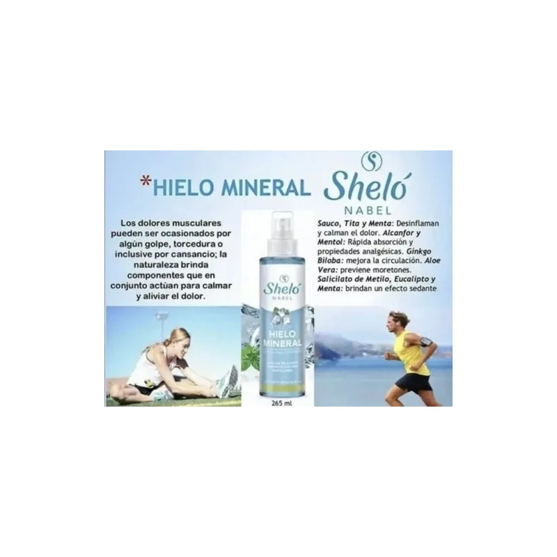 Relajante Muscular Spry Hielo Mineral Sheló Pa Cuerpo S060-4