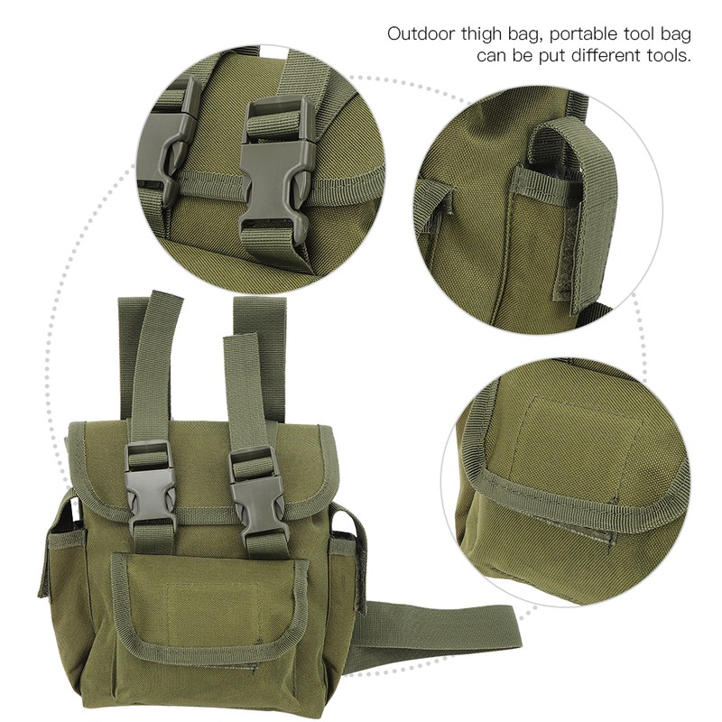 Outdoor Nylon Tactics Sport Thigh Leg Bag Shoulder Hip Package