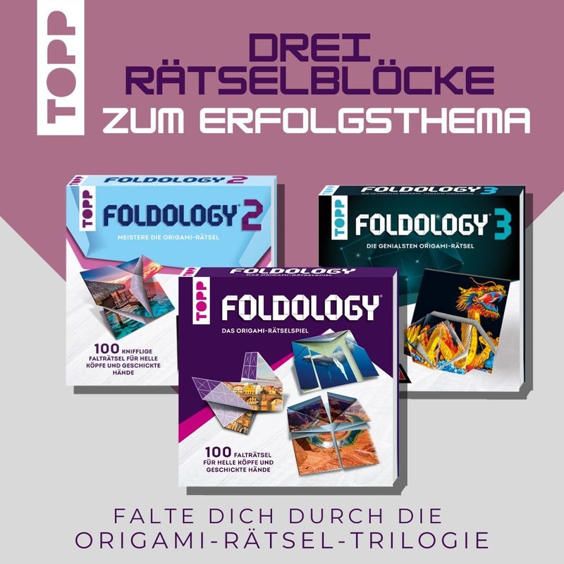 Foldology 2 - Master the Origami Puzzles. 100 challenging folding