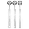 sourcing map 3pcs Single Measuring Spoon 1tsp (1/3tbsp, 5ml) Teaspoon/Tablespoon