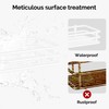 Orimade Over The Door Shower Caddy Adjustable 4 Tier White,Bathroom