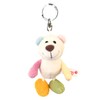 NICI Rainbow Bear Key Ring, 3.9 inches (10 cm)