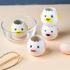 2pcs Egg Separator Ceramic Chicken Shaped Egg Yolk White Filter