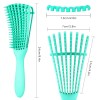 A.DASHER 3 Pack Detangler Brush for Afro Curly 3A-4C Hair