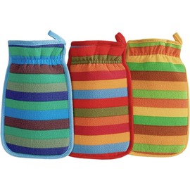 Guantes Exfoliantes Ducha Doble Cara Yardenfun 3 Piezas – Spa en Casa