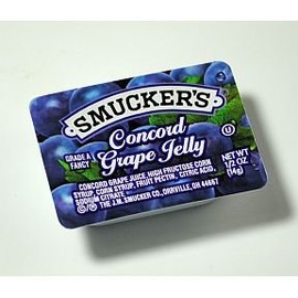 Smuckers Grape Jelly, 1/2 Ounce -- 200 per case.
