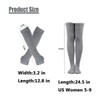 ZXOLDZX 4 Pairs Women's Striped Arm Warmer Long Striped Socks