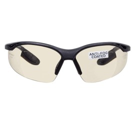 voltX Protective Glasses with Visual Strength incl. Safety cord with stopper - anti-scratch and anti-fog - UV protection, transparent