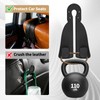4 Pack Headrest Hooks for Car, Leather Car Seat Back