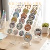 Can Badge Display, Acrylic Stand, Display Stand, Holds 20 Pieces,
