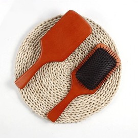 Hypoallergenic Cushion Hair Wood Paddle Brush Large DD-10671 2ea