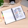 CAGIE 5 Subject Notebook with Dividers 220 Pages Spiral Notebooks
