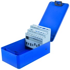 RURITKIT Tap and Drill Index/Case, Tap Drill Bit Index Box, Empty Metal Case for #6-32 - 1/2"-13 UNC (9 Sizes)