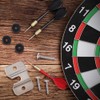 Flintronic Dart Board Bracket - 2 Sets Hanging Dart Board,