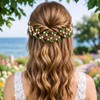 Gold Leaf Hair Vine Bridal Headpiece Wedding Hair Accessories for