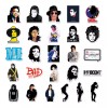 Michael Jackson Rey Pop 50 Calcomanias Stickers Contra Agua