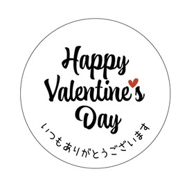 Valentine Stickers (yori0022 (1.6 inches (40 mm) 24 pieces))