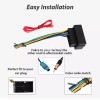 RED WOLF Car Stereo Radio Wire Harness Antenna Adapter For