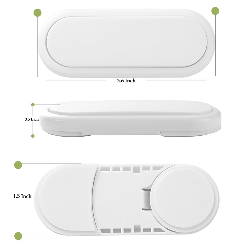 Fursafe&Q Baby Proof Cabinet Locks, Child Safety Locks Adhesive Drawer
