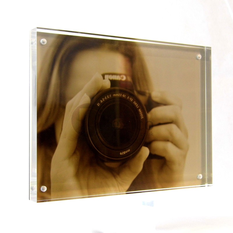 Acrylic Photo Frame 6x4 20mm thick acrylic