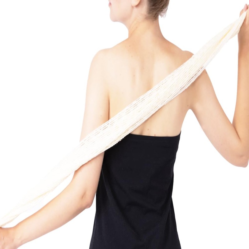 99% Silk, Body Washing, No Soap Needed Bath Towel, Made