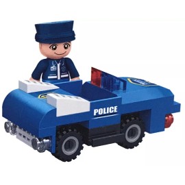 MNO Mini Brick Bloques De Construcción Patrulla Policía