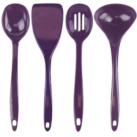 Reston Lloyd Utensil Set, Plum, 4-Pack