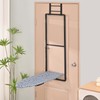 KINGBOARD Over Door Ironing Board, Hanging Ironing Board with Iron