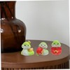 iplusmile 6 Pcs Year Snake Resin Figurines Charming Feng Shui