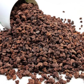 YISZM Red Horticultural Lava Rocks for Plants, 2lb Succulents Cactus Bonsai Soil Lava Rocks for Aquarium Outdoor Decorative Stones for Craft Projects, Vase Fillers